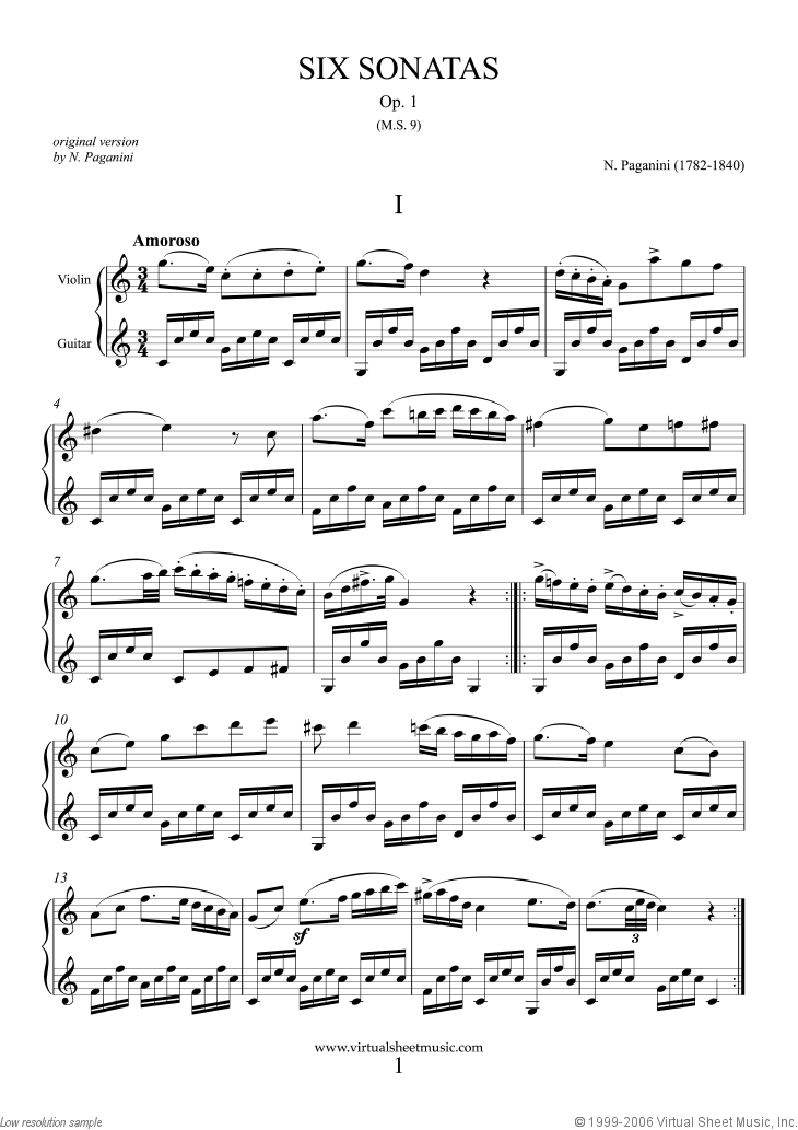 moonlight sonata sheet music free. Sonatas Op.1 sheet music for