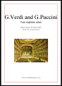 G.Puccini & G.Verdi: Four Soprano Arias, coll.2 (trascr. mezzo) sheet music to download for mezzo soprano & piano - Sheet Music