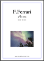 F.Ferrari: Aurea sheet music to download for violin & piano