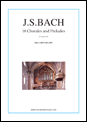 J.S.Bach: Chorales and Preludes, 18 (part I) sheet music to download for organ solo