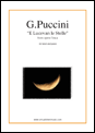 G.Puccini: E Lucevan le Stelle, from the opera Tosca sheet music to download for tenor & piano