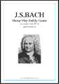 J.S.Bach: Sheep May Safely Graze sheet music to download for cello & piano