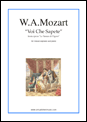 W.A.Mozart: Voi Che Sapete, from the opera Le Nozze di Figaro sheet music to download for mezzo soprano & piano