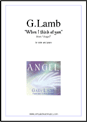 G.Lamb: When I Think Of You sheet music to download for violin & piano - Sheet Music