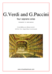 Miscellaneous: Four Soprano Arias, coll.2 (trascr. mezzo) sheet 