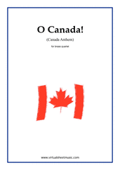 Calixa Lavallee: O Canada! (parts) sheet music to download insta