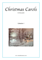 Christmas Sheet Music and Carols to download for flute quartet