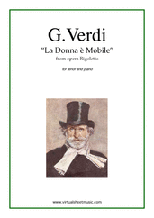 Giuseppe Verdi: La Donna e Mobile, from the opera Rigoletto shee