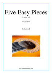 Miscellaneous: Five Easy Pieces (coll. 2) sheet music  for guitar solo