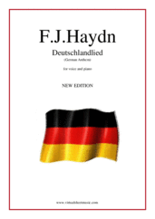 Franz Joseph Haydn: Deutschland Uber Alles (German Anthem) sheet
