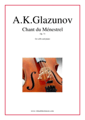 Alexander Konstantinovich Glazunov: Chant du Menestrel Op. 71 sh
