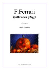 Fabrizio Ferrari: Halloween Night (COMPLETE) sheet music to down