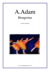 Adolphe Adam: Hongroise sheet music to download instantly for fl