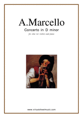 Alessandro Marcello: Concerto in D minor sheet music to download