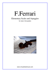 Fabrizio Ferrari: Elementary Scales & Arpeggios sheet music 