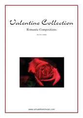 Miscellaneous: Valentine Collection sheet music  for two violins