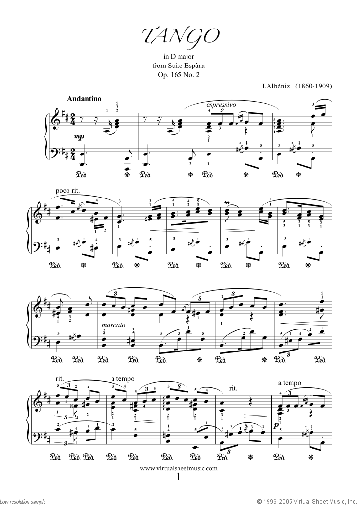 Albeniz - Tango Op.1