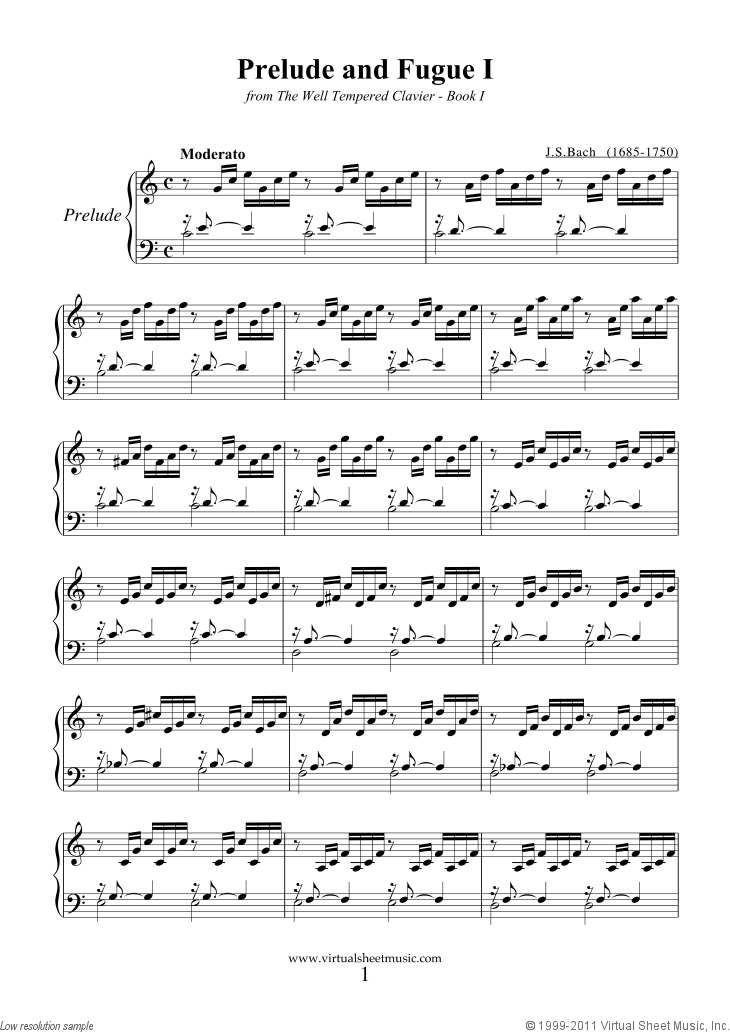 web Perceptible en progreso Free sheet music : Bach, Johann Sebastian - BWV 1006 - Prelude (Piano solo)