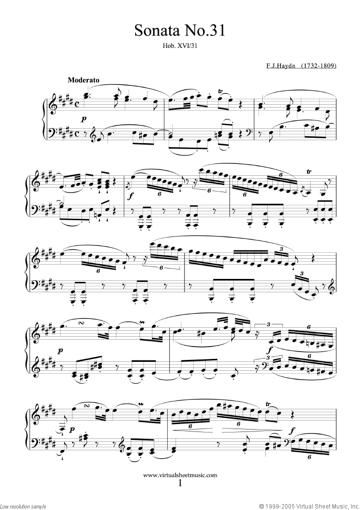 spartito Duette trasversale flauto & Alt-sassofono > J Haydn 