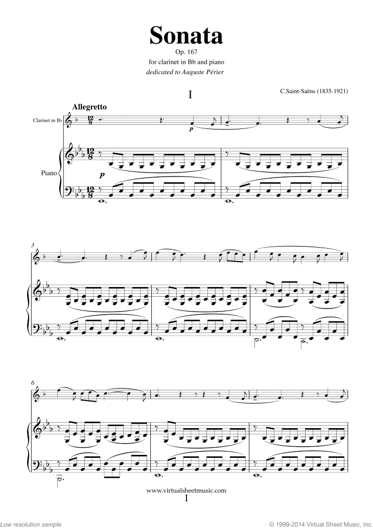Music For Clarinet And Piano / The Godfather Clarinet Trio Sheet music for Piano ... / Music for clarinet and piano.