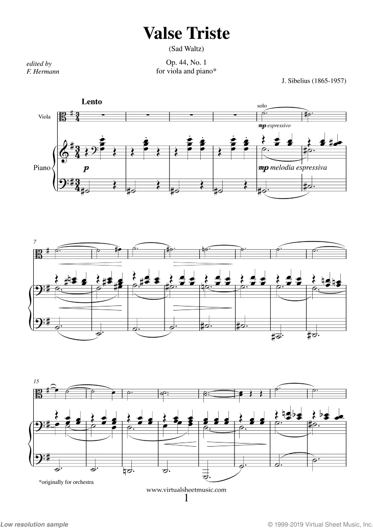 TREBINSKY Arkady Danse du XIXe No 2 Valse Caprice Piano 1927 partition sheet mus 