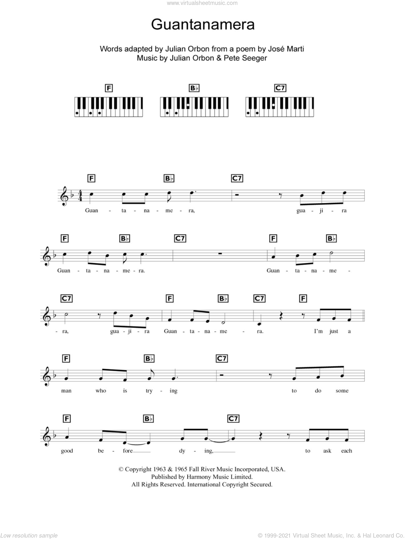 Virtual piano chords