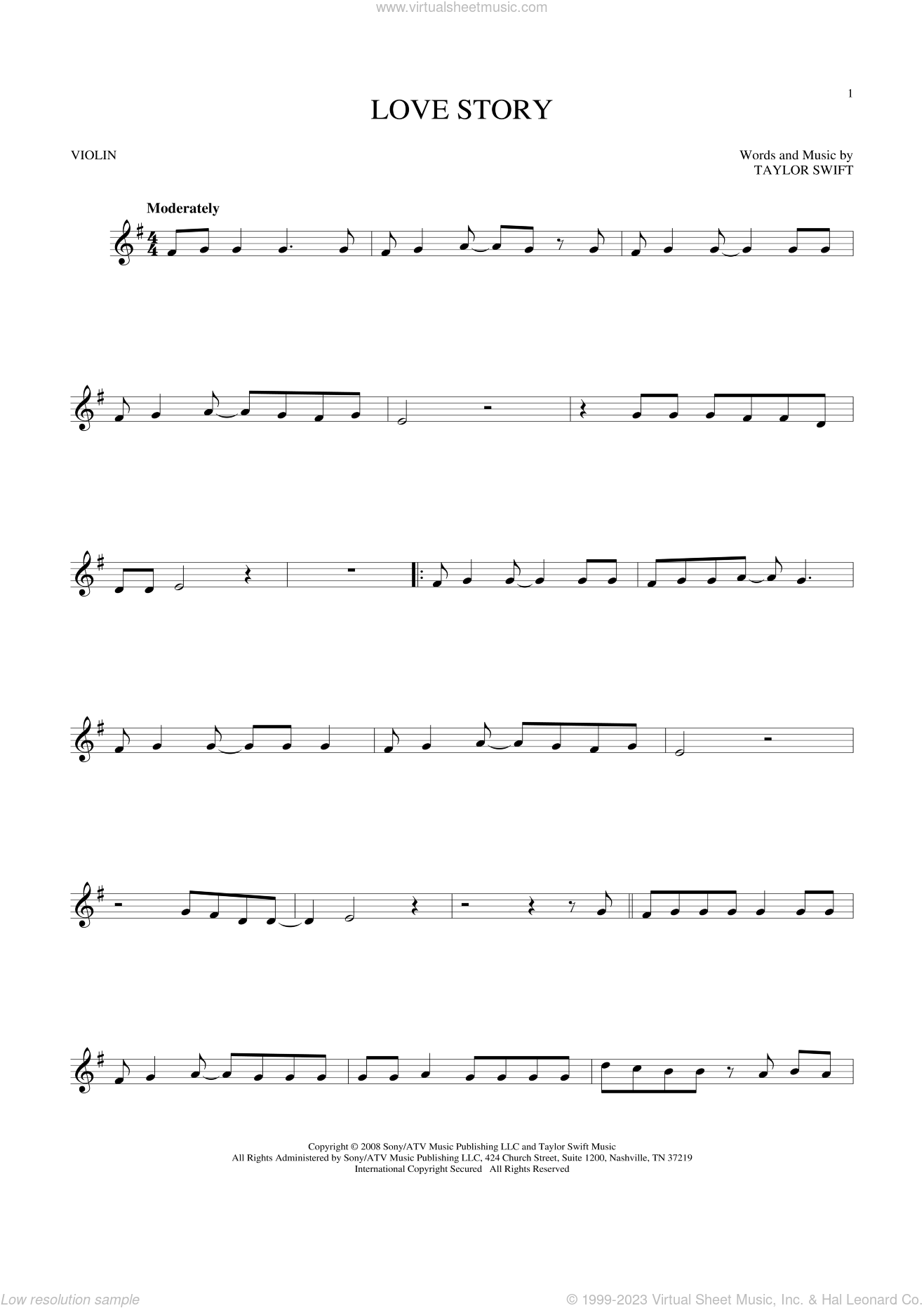 swift-love-story-sheet-music-for-violin-solo