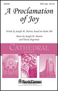David Angerman: A Proclamation Of Joy sheet music to download for choir and piano (SATB)
