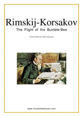 Nikolai Rimsky-Korsakov: The Flight of the Bumblebee sheet music to download for tuba / piano