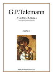 Georg Philipp Telemann: Canonic Sonatas, book II sheet music to download for two trombones