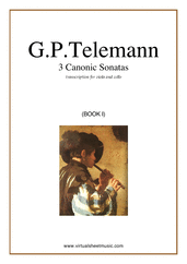 Georg Philipp Telemann Canonic Sonatas, book I