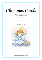 Christmas Sheet Music and Carols to download for viola solo