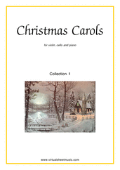 Christmas Sheet Music and Carols to download for violin, cello