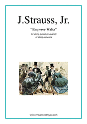 Johann Strauss Jr. Emperor Waltz (parts)