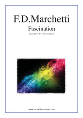 Fermo Dante Marchetti: Fascination sheet music to download for violin