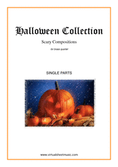 Miscellaneous: Halloween Collection (parts) sheet music to download for brass quartet
