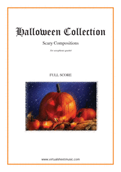 Miscellaneous: Halloween Collection (COMPLETE) sheet music to download for saxophone quartet