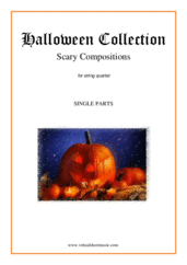 Miscellaneous: Halloween Collection (parts) sheet music to download instantly for string quartet