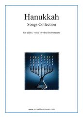 Miscellaneous: Hanukkah Songs Collection (Chanukah songs) sheet music to download for piano, voice or other instruments