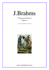 Johannes Brahms Hungarian Dances (collection 1)