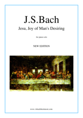 Johann Sebastian Bach: Jesu, Joy of Man's Desiring sheet music to download for piano solo