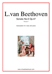 Ludwig Van Beethoven Sonata Op.47 No.9 `Kreutzer`