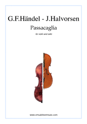 Johan Halvorsen Passacaglia on a theme by G.F.Handel