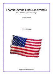 Miscellaneous: Patriotic Collection, USA Tunes and Songs (f.score) sheet music to download for saxophone quartet