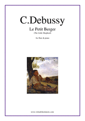 Claude Debussy: Le Petit Berger (The Little Shepherd) sheet music to download for flute & piano