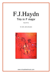 Franz Joseph Haydn Trio in F major Hob XV/6