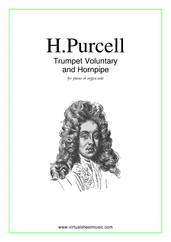 Henry Purcell: Trumpet Voluntary & Hornpipe sheet music to download for piano solo or organ