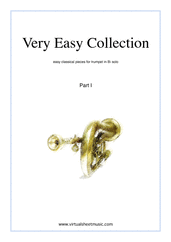 Miscellaneous: Very Easy Collection, part I sheet music to download for trumpet solo