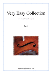 Miscellaneous: Very Easy Collection, part I sheet music to download for cello solo