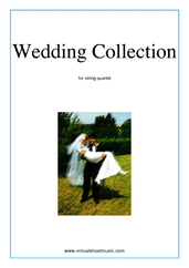 Miscellaneous: Wedding Collection (parts) sheet music to download for string quartet